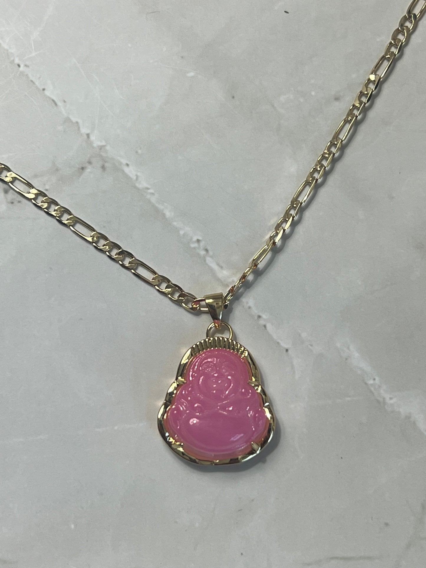 Buddha Pink Necklace