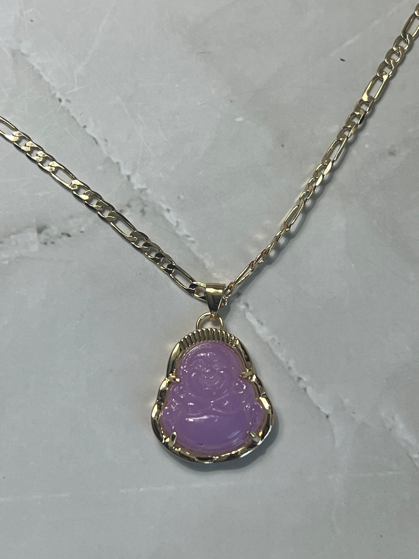 Buddha Purple Necklace