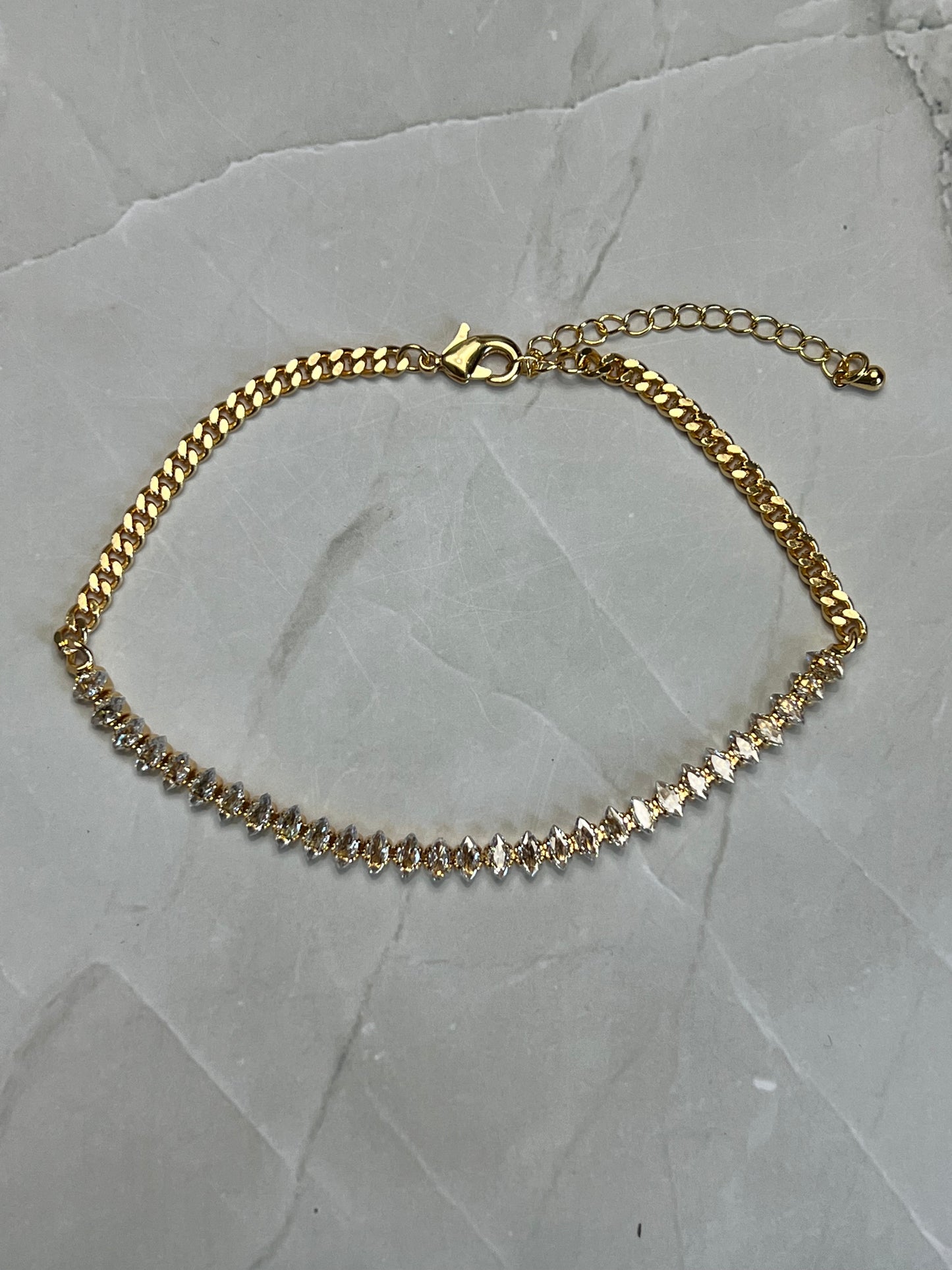 Dazzling Adjustable Anklet