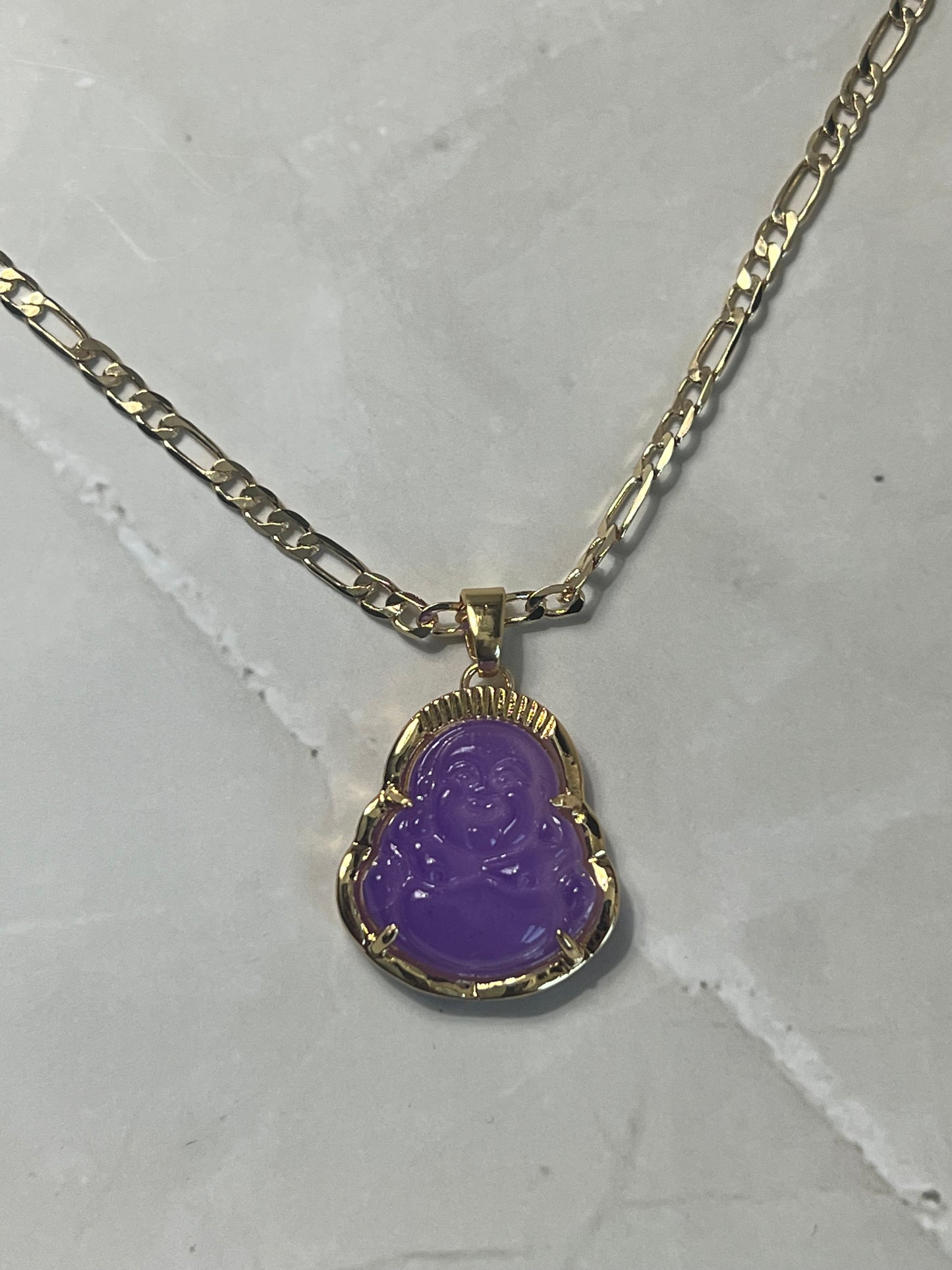 Buddha Purple Necklace