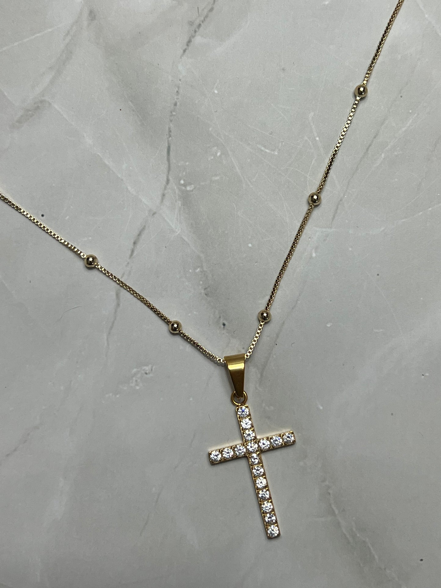 Bright Cross Necklace