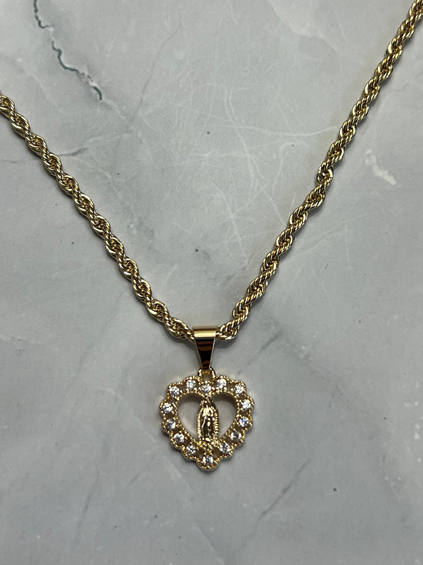 Heart of Mary Necklace