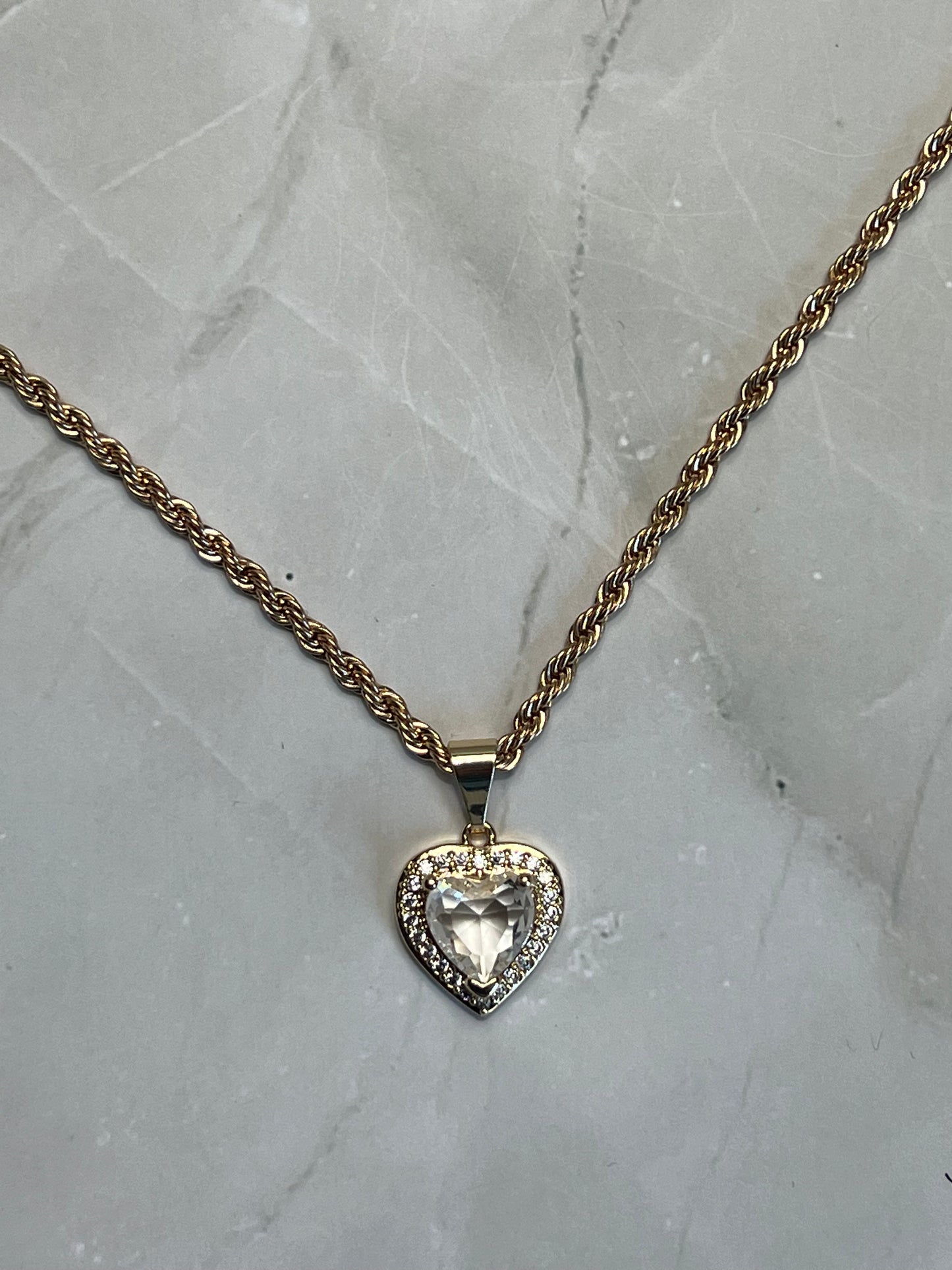 Crystal Heart Necklace