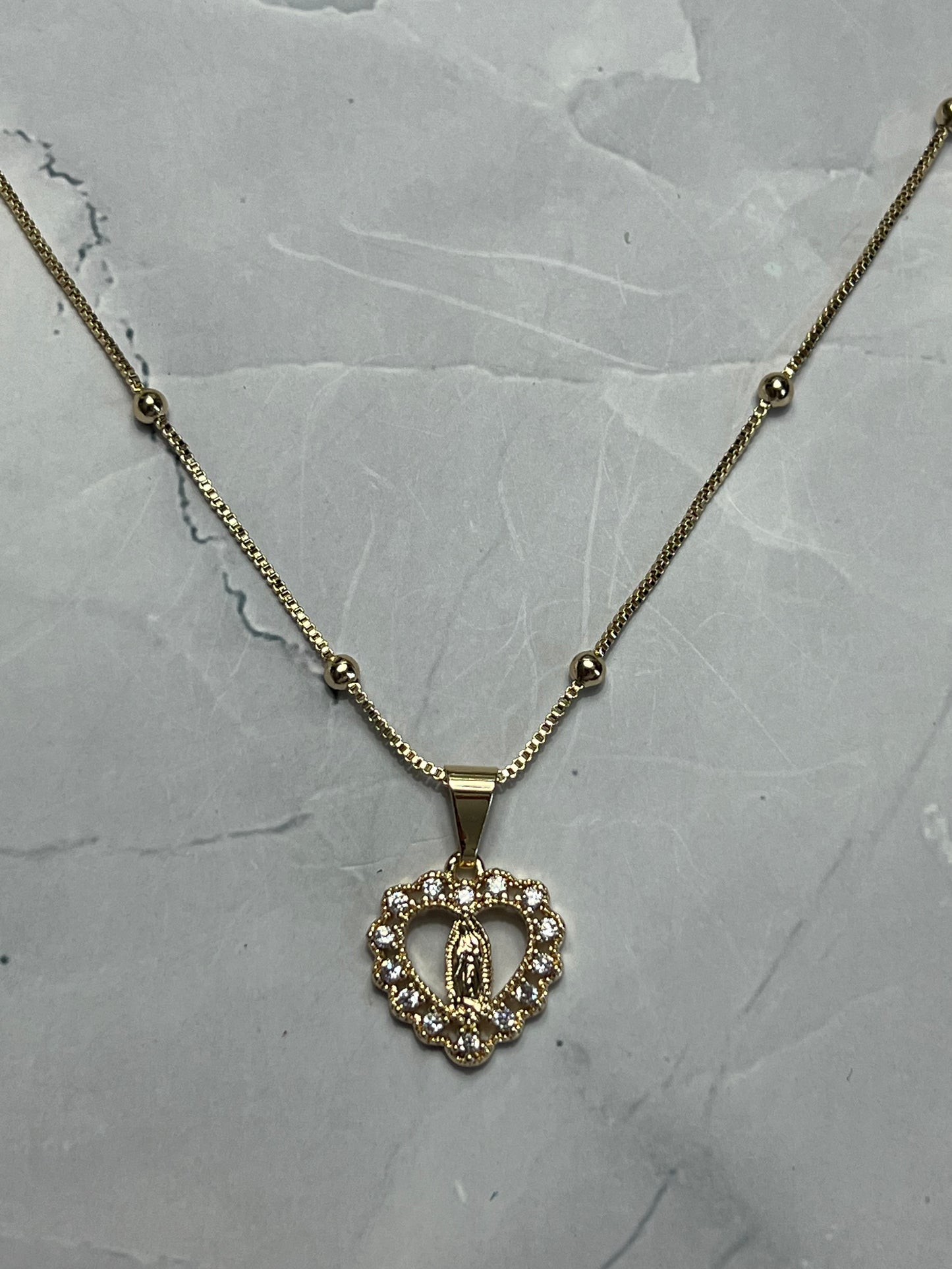 Heart of Mary Necklace