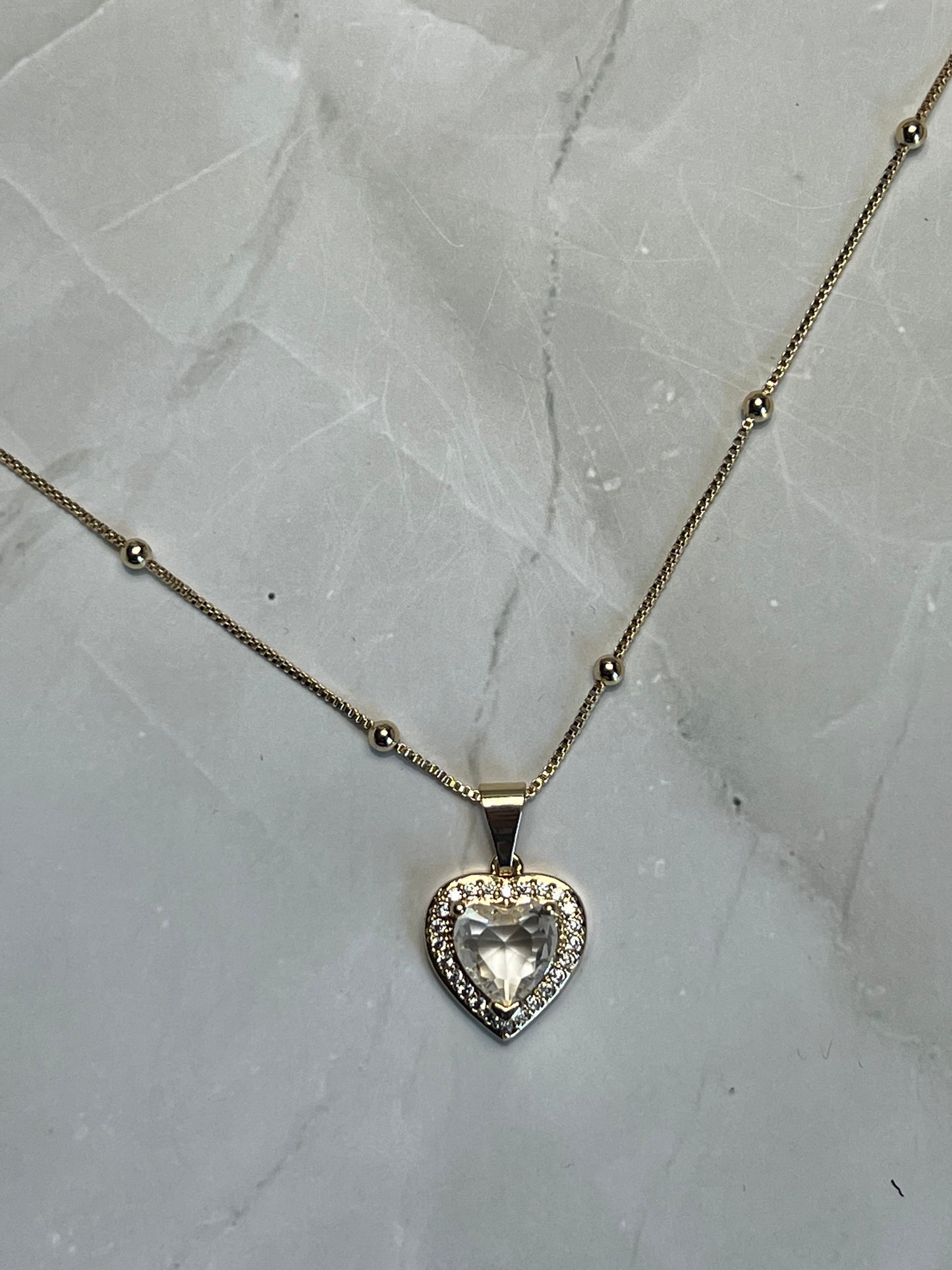 Crystal Heart Necklace