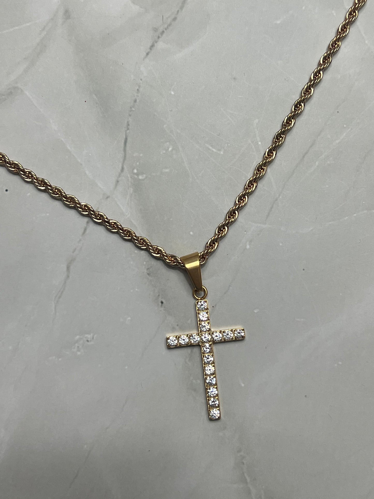 Bright Cross Necklace