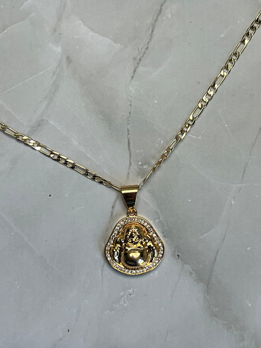 Golden Buddha Necklace