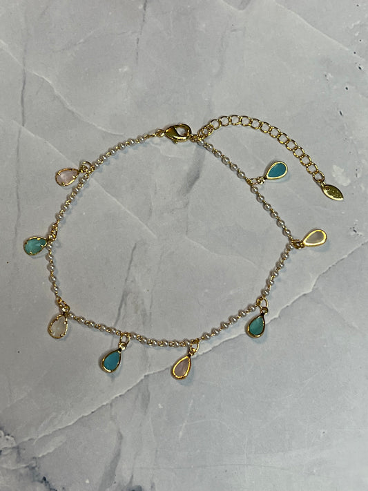 Raindrop Anklet