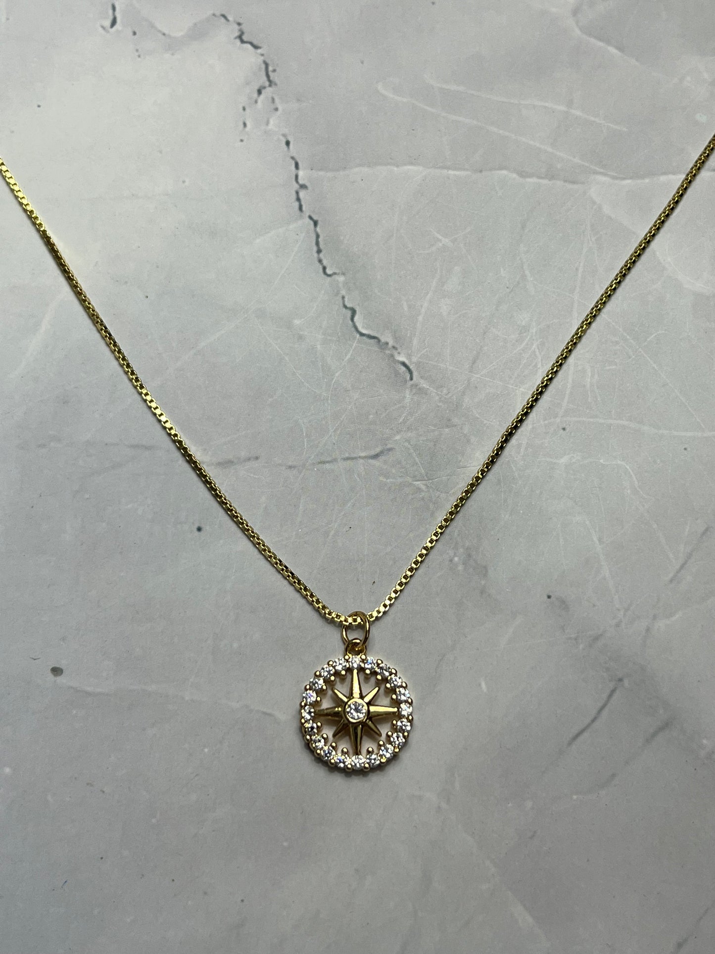 Bright Compass Necklace