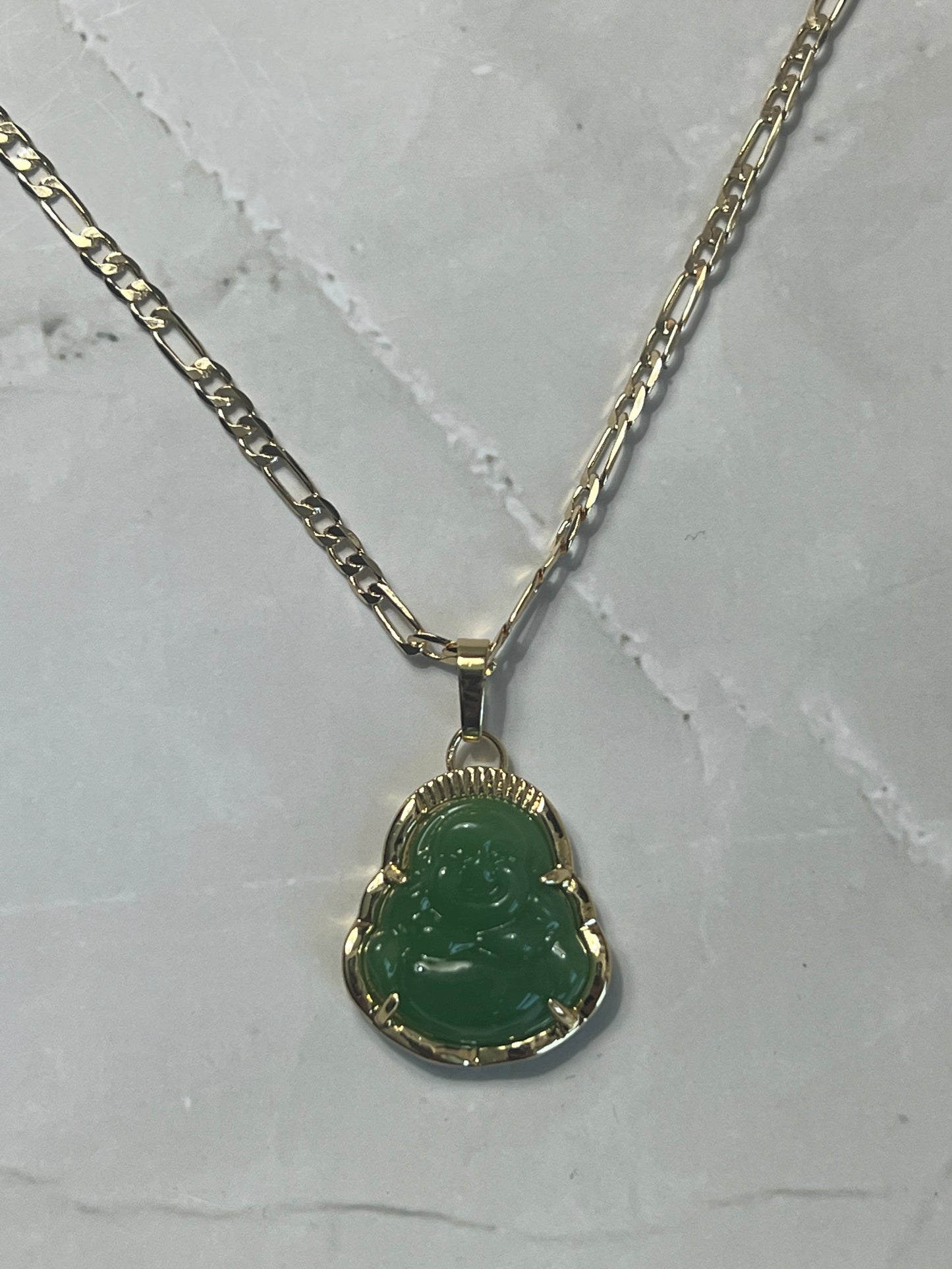 Buddha Green Necklace