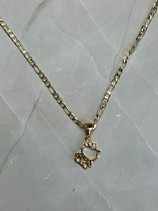 Golden Kitty Necklace