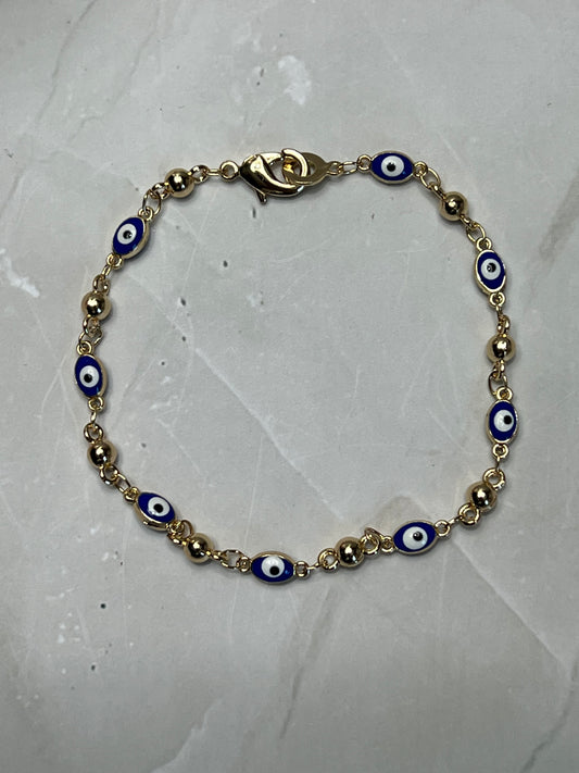 Beaded Evil Eye Bracelet