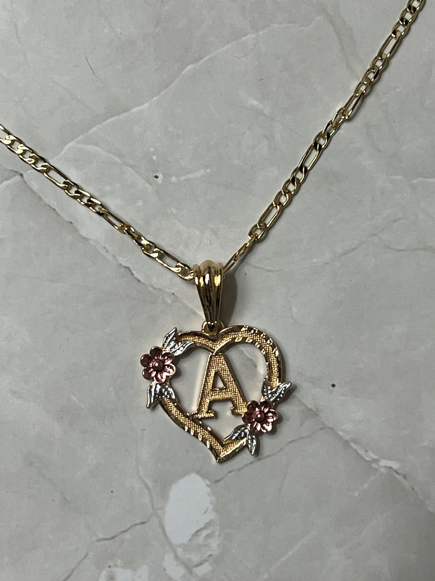 Initial Heart Necklace