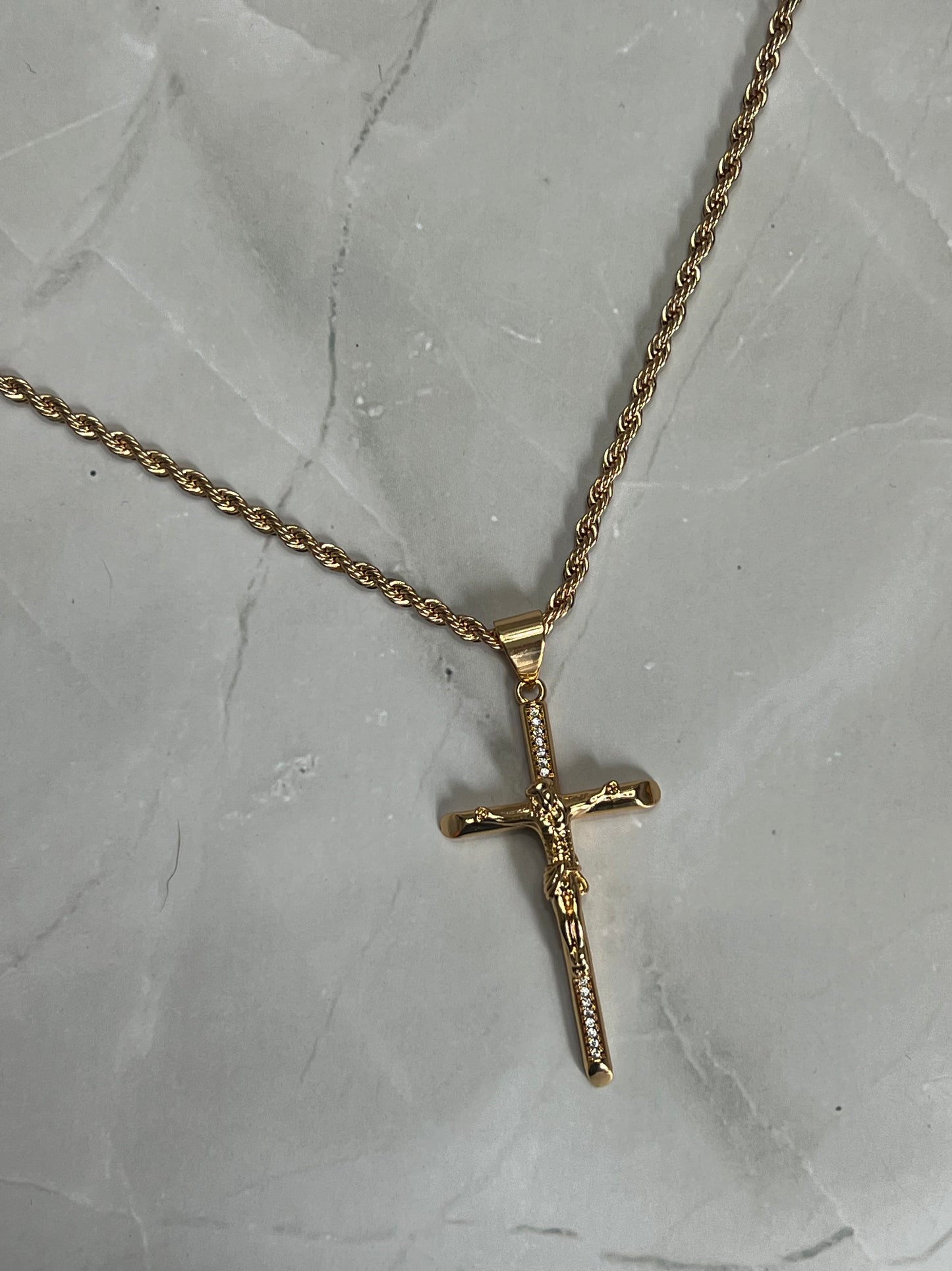 Large Cross Necklace