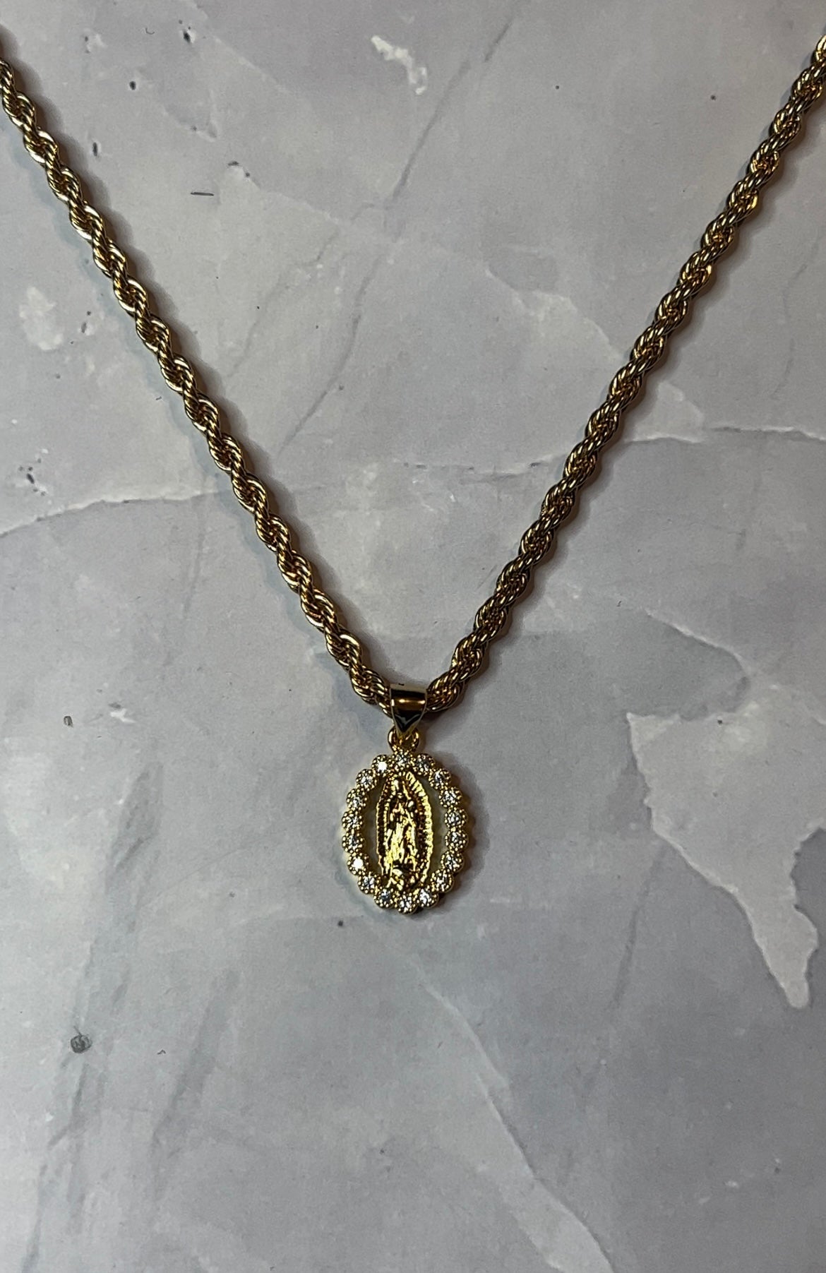 Mini Guadalupe Necklace