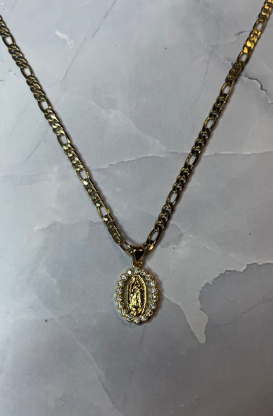 Mini Guadalupe Necklace